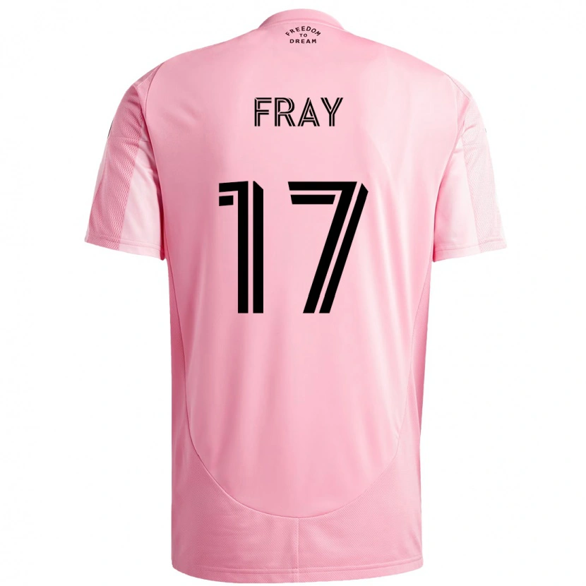 Danxen Pánské Ian Fray #17 Černá Růžová Domů Hráčské Dresy 2025/26 Dres