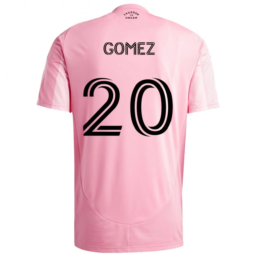 Danxen Pánské Diego Gómez #20 Černá Růžová Domů Hráčské Dresy 2025/26 Dres