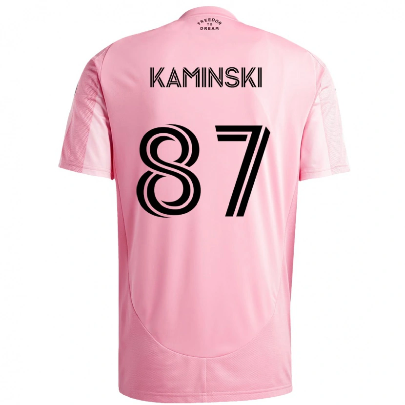 Danxen Pánské Brett Kaminski #87 Černá Růžová Domů Hráčské Dresy 2025/26 Dres