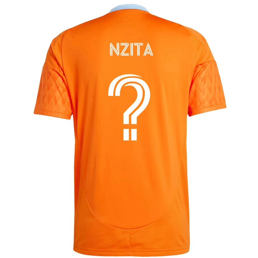 Danxen Pánské Sebastiao Nzita #0 Fialová Oranžová Domů Hráčské Dresy 2025/26 Dres