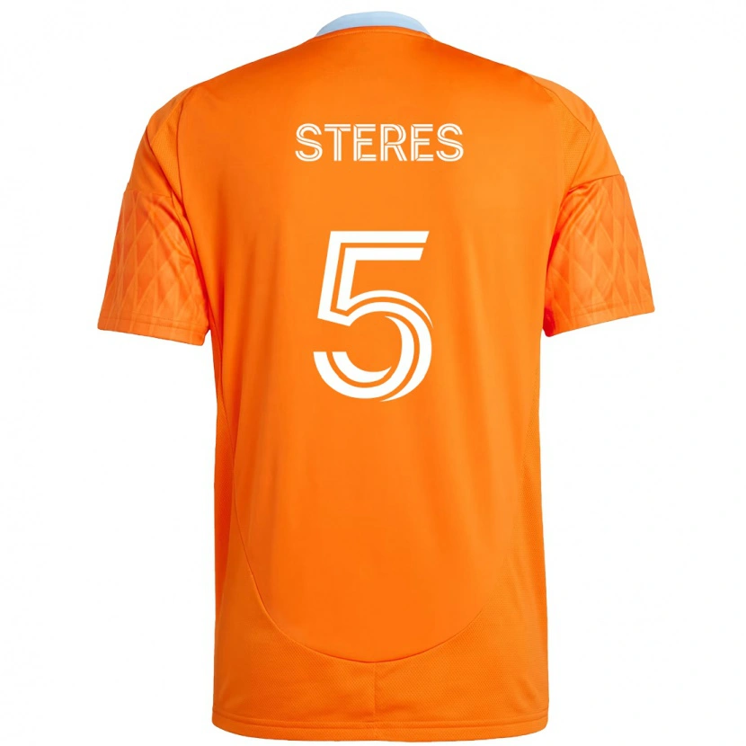 Danxen Pánské Daniel Steres #5 Fialová Oranžová Domů Hráčské Dresy 2025/26 Dres