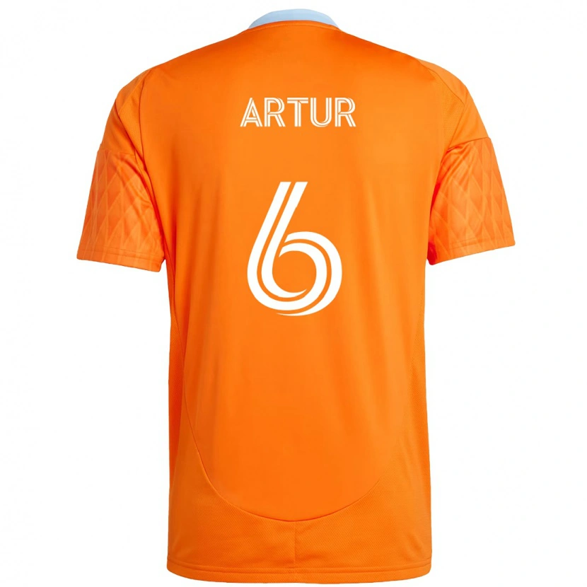 Danxen Pánské Artur #6 Fialová Oranžová Domů Hráčské Dresy 2025/26 Dres