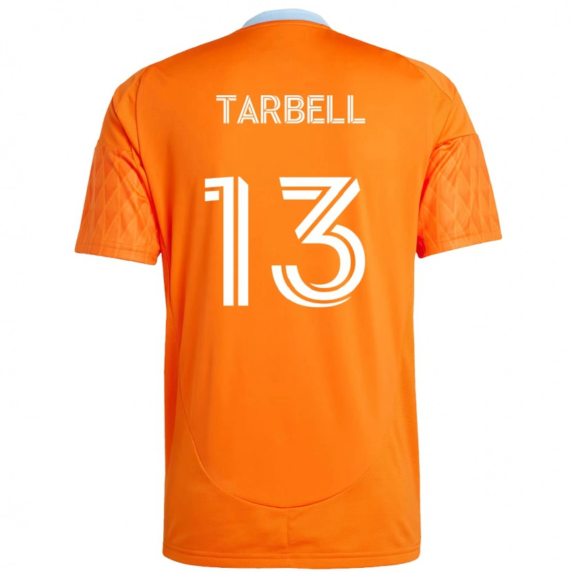 Danxen Pánské Andrew Tarbell #13 Fialová Oranžová Domů Hráčské Dresy 2025/26 Dres