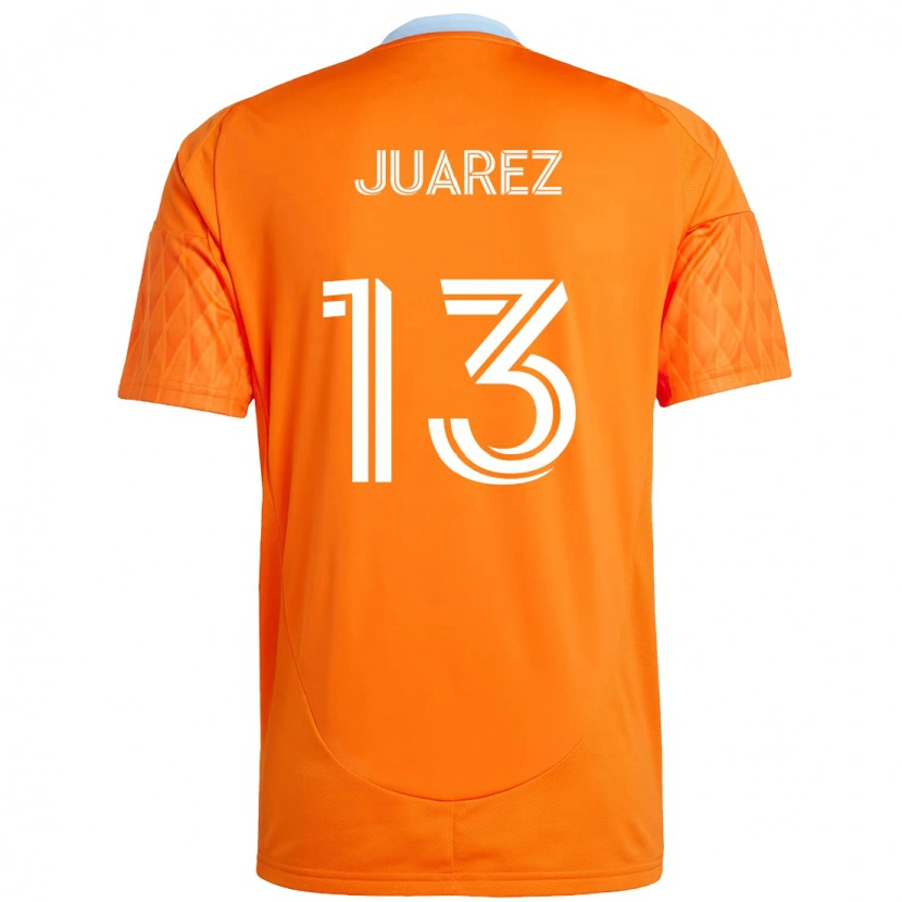 Danxen Pánské Jathan Juarez #13 Fialová Oranžová Domů Hráčské Dresy 2025/26 Dres