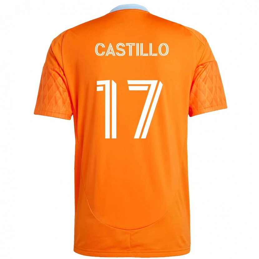 Danxen Pánské Joyner Castillo #17 Fialová Oranžová Domů Hráčské Dresy 2025/26 Dres
