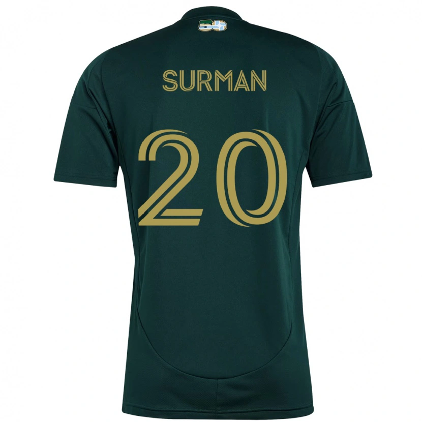 Danxen Pánské Finn Surman #20 Béžová Zelená Domů Hráčské Dresy 2025/26 Dres