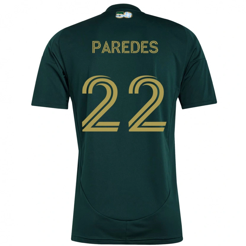 Danxen Pánské Cristhian Paredes #22 Béžová Zelená Domů Hráčské Dresy 2025/26 Dres