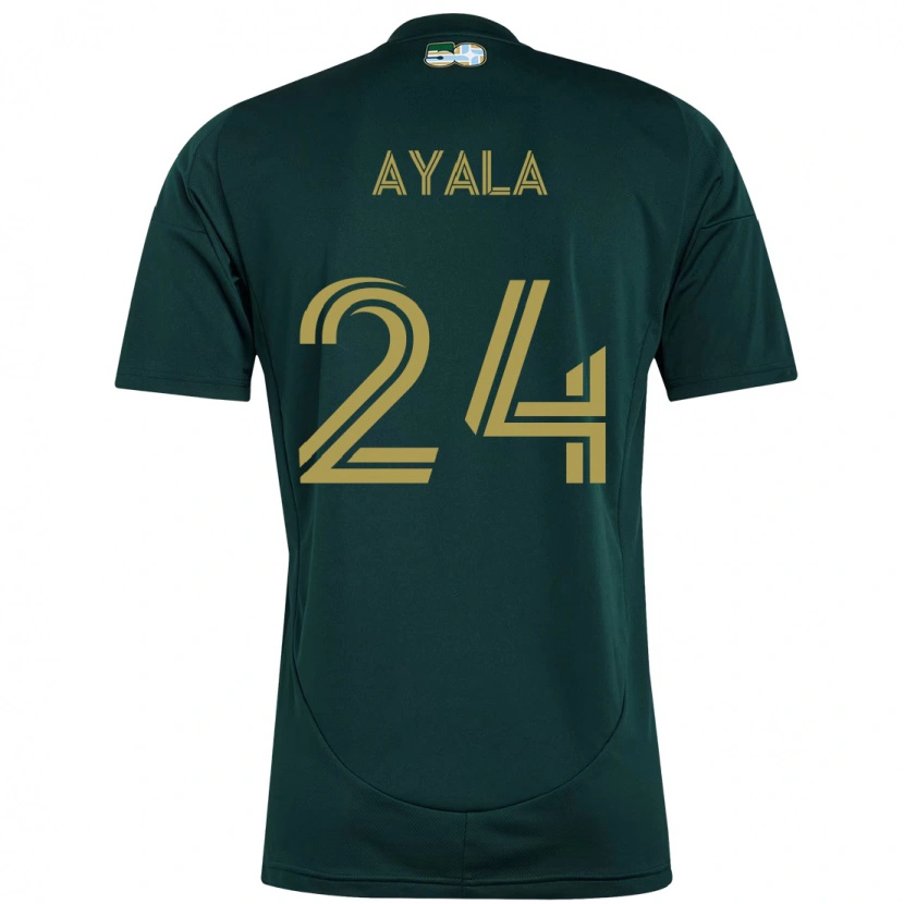 Danxen Pánské David Ayala #24 Béžová Zelená Domů Hráčské Dresy 2025/26 Dres