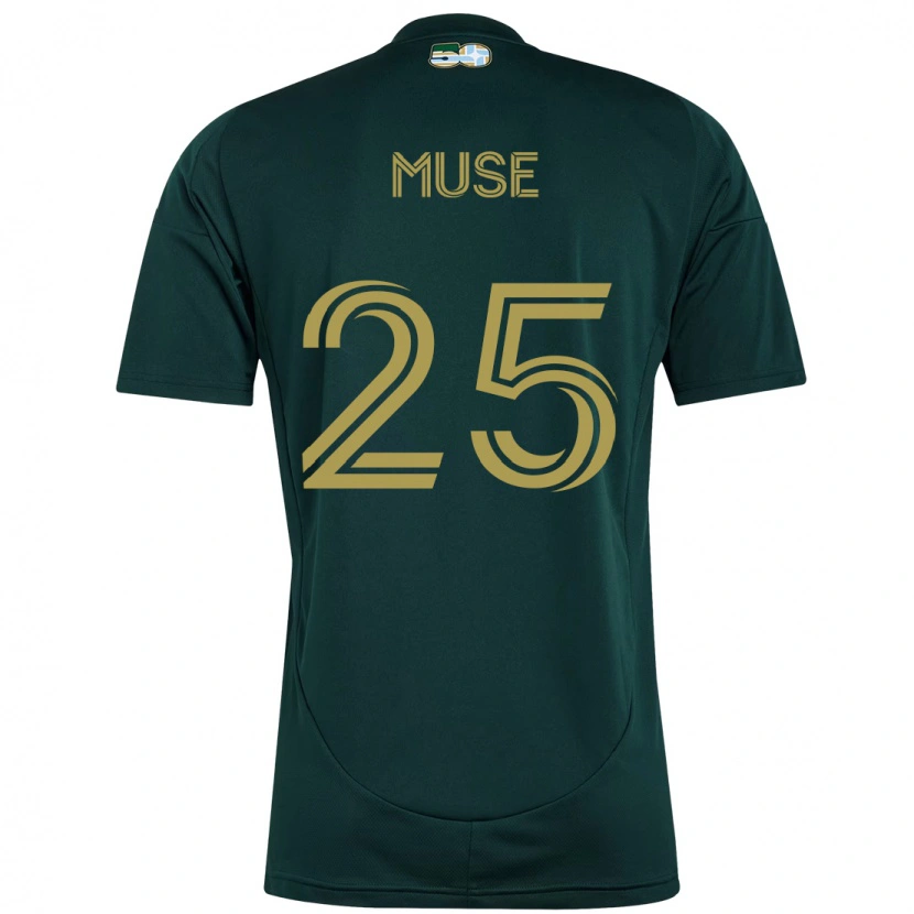 Danxen Pánské Trey Muse #25 Béžová Zelená Domů Hráčské Dresy 2025/26 Dres