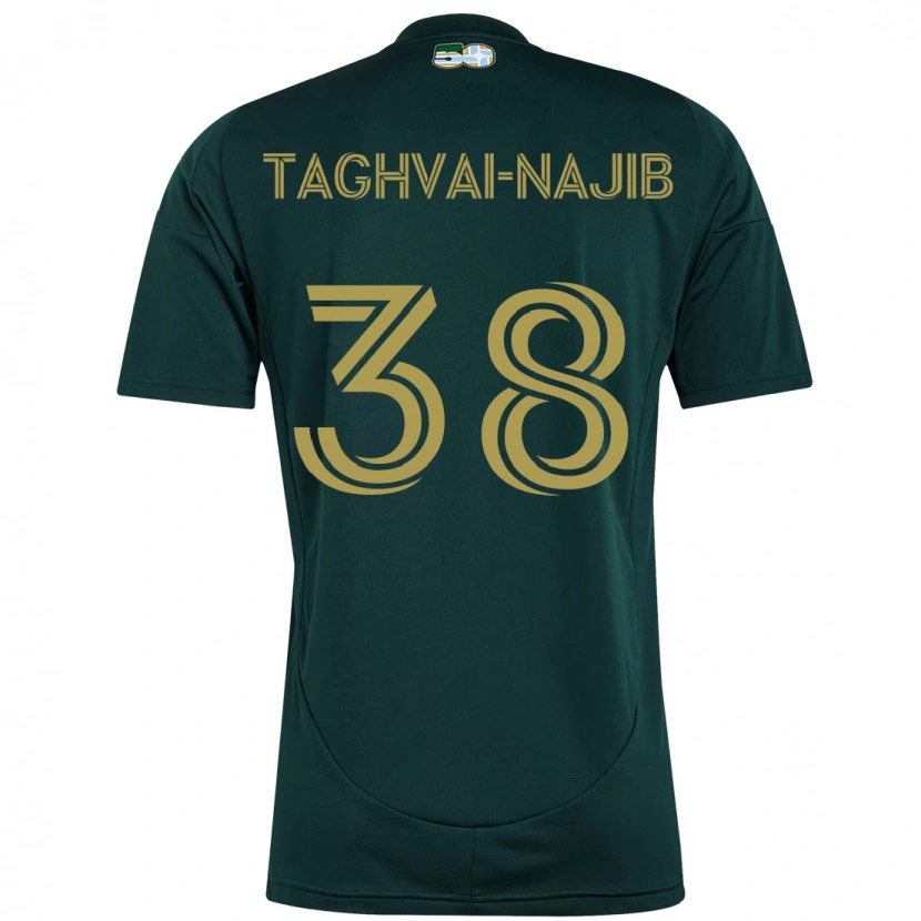 Danxen Pánské Braxton Taghvai-Najib #38 Béžová Zelená Domů Hráčské Dresy 2025/26 Dres