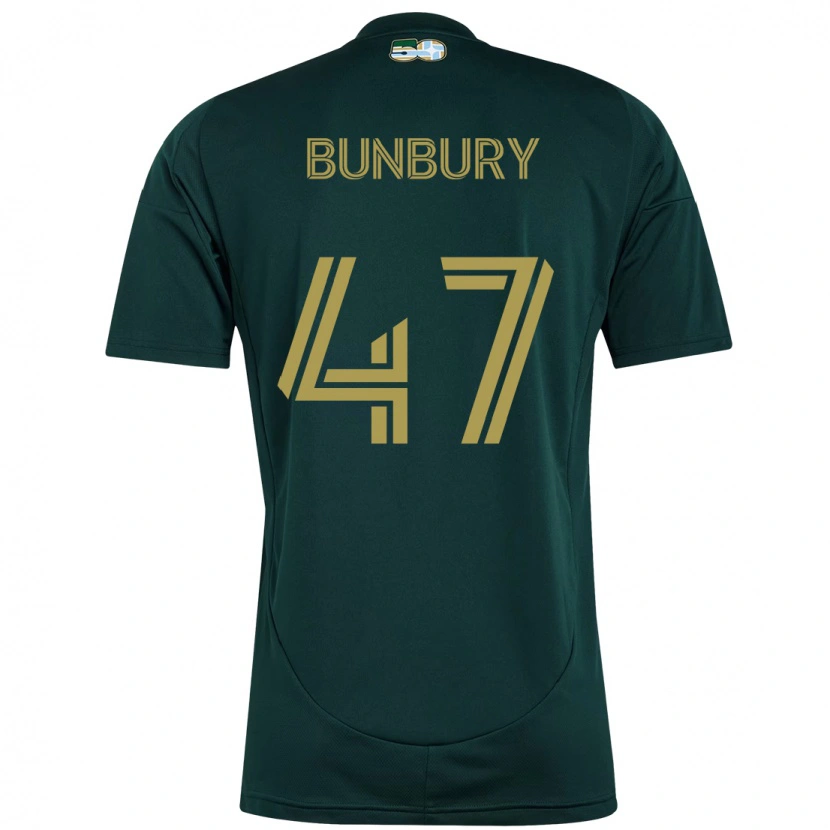 Danxen Pánské Mataeo Bunbury #47 Béžová Zelená Domů Hráčské Dresy 2025/26 Dres