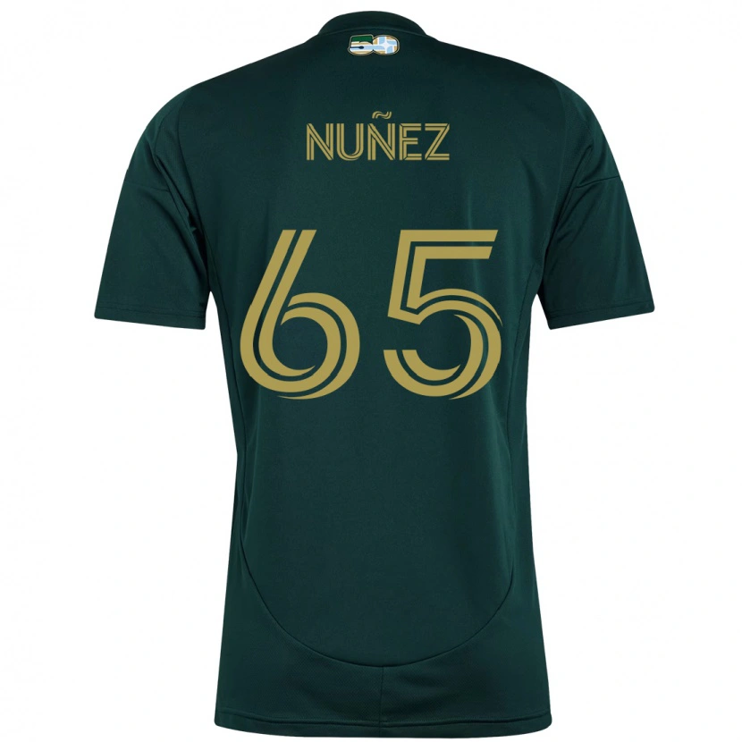 Danxen Pánské Daniel Núñez #65 Béžová Zelená Domů Hráčské Dresy 2025/26 Dres