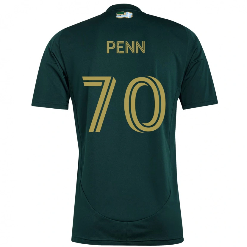 Danxen Pánské Josh Penn #70 Béžová Zelená Domů Hráčské Dresy 2025/26 Dres