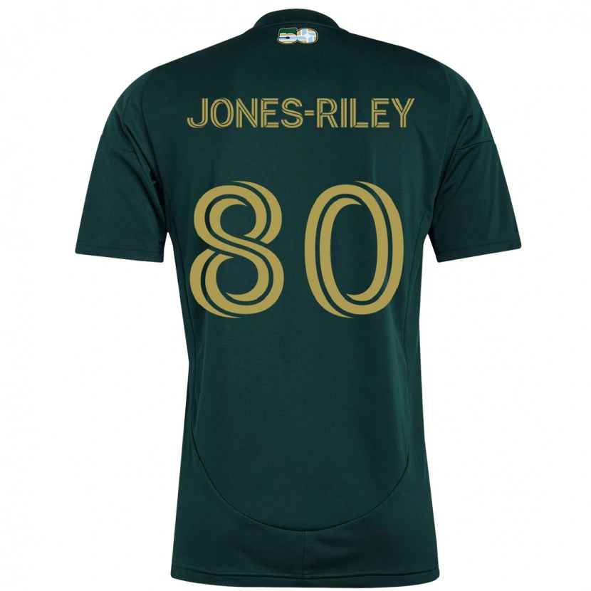 Danxen Pánské Jaden Jones-Riley #80 Béžová Zelená Domů Hráčské Dresy 2025/26 Dres