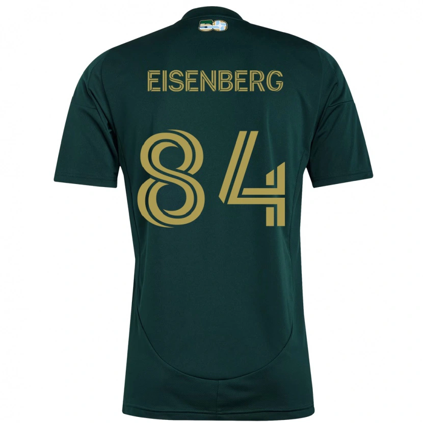 Danxen Pánské Max Eisenberg #84 Béžová Zelená Domů Hráčské Dresy 2025/26 Dres