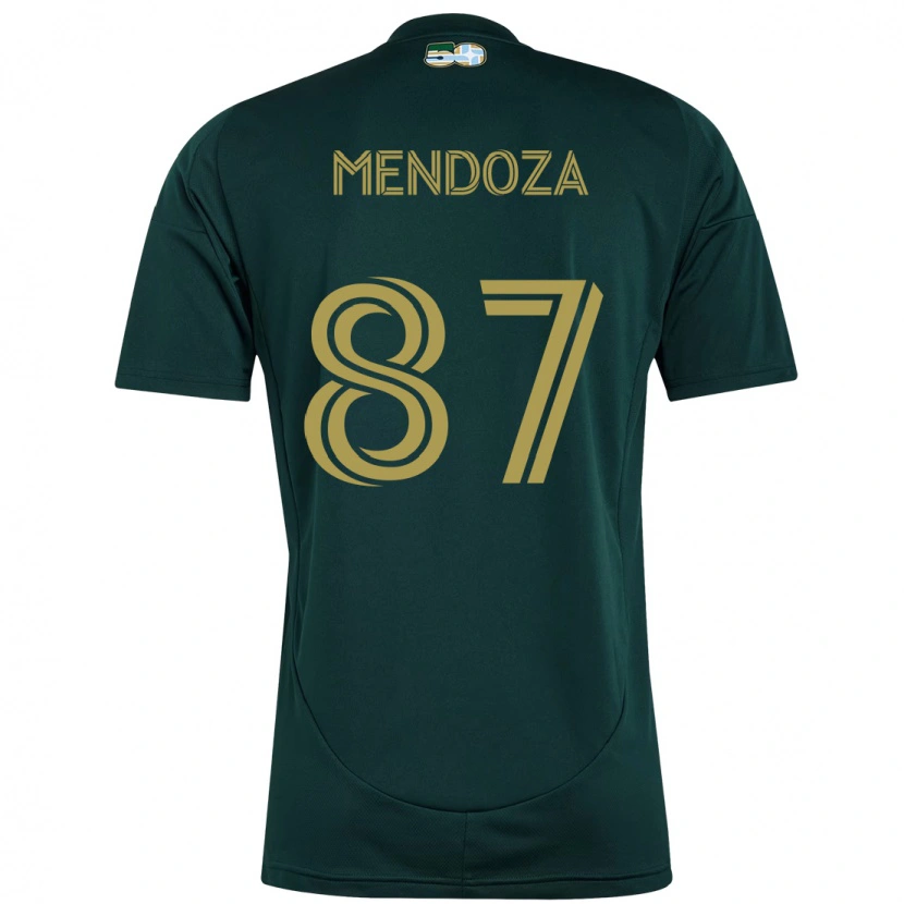 Danxen Pánské Christian Mendoza #87 Béžová Zelená Domů Hráčské Dresy 2025/26 Dres