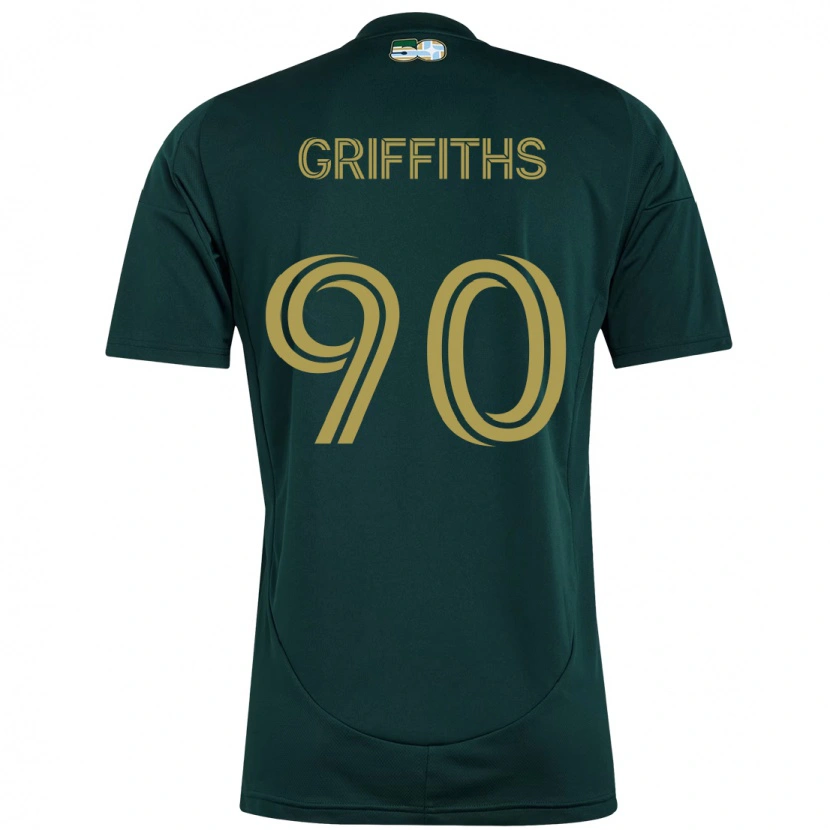 Danxen Pánské Reo Griffiths #90 Béžová Zelená Domů Hráčské Dresy 2025/26 Dres