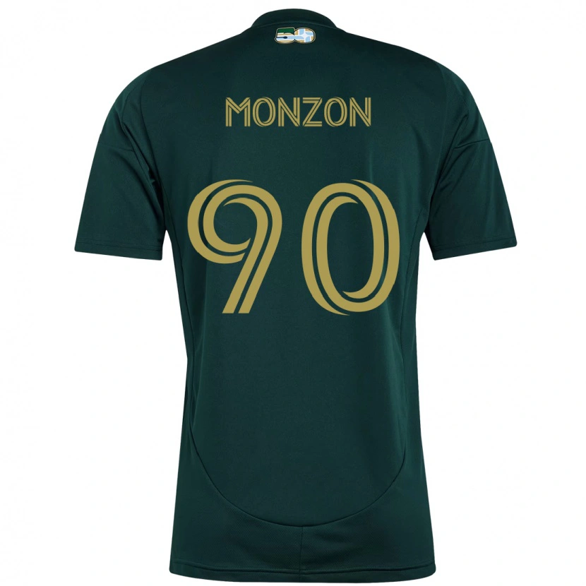 Danxen Pánské Florián Monzón #90 Béžová Zelená Domů Hráčské Dresy 2025/26 Dres