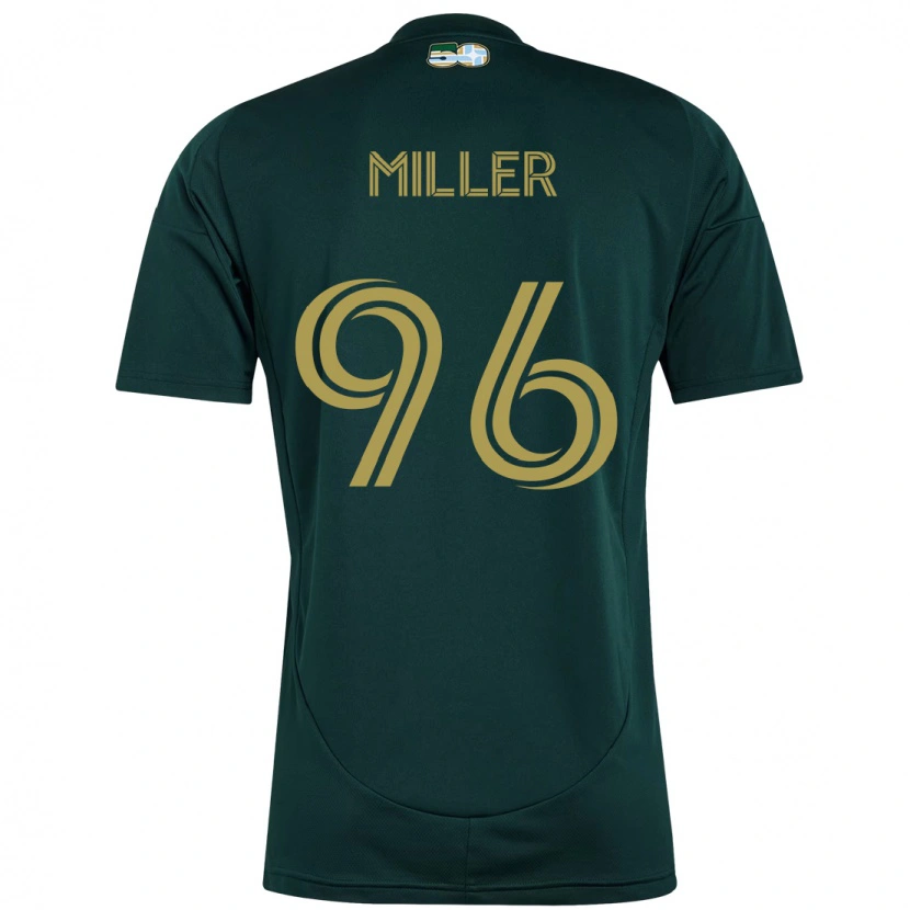 Danxen Pánské Carver Miller #96 Béžová Zelená Domů Hráčské Dresy 2025/26 Dres