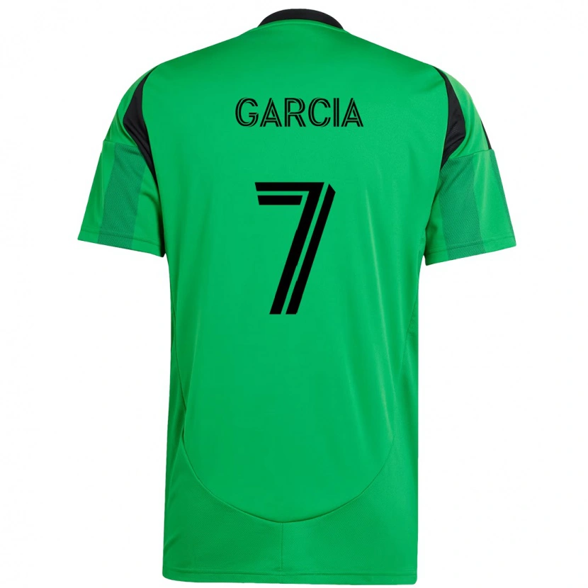 Danxen Pánské Anthony García #7 Bílá Zelená Domů Hráčské Dresy 2025/26 Dres