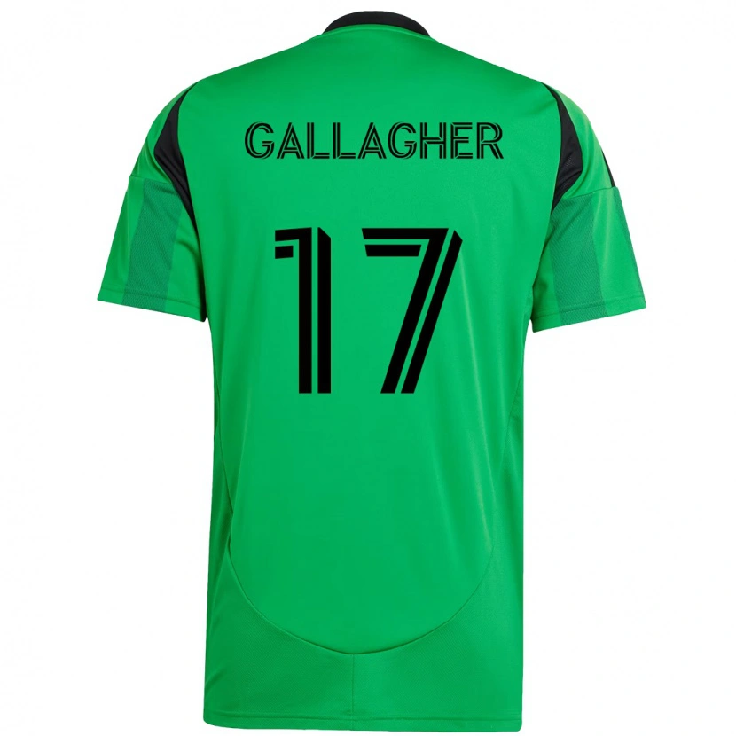 Danxen Pánské Jon Gallagher #17 Bílá Zelená Domů Hráčské Dresy 2025/26 Dres