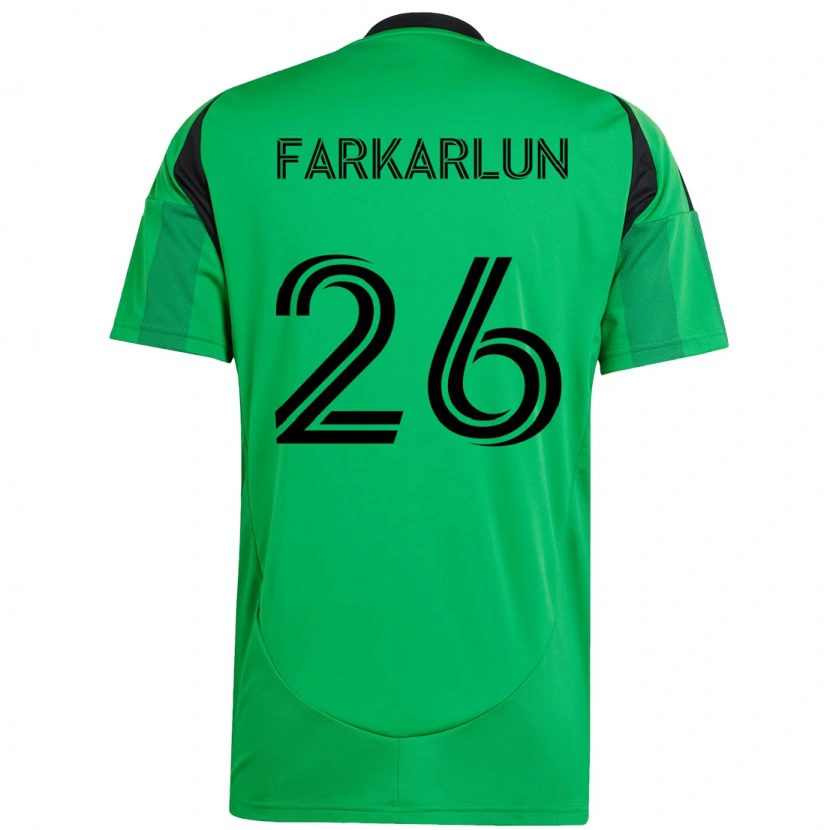 Danxen Pánské Jimmy Farkarlun #26 Bílá Zelená Domů Hráčské Dresy 2025/26 Dres