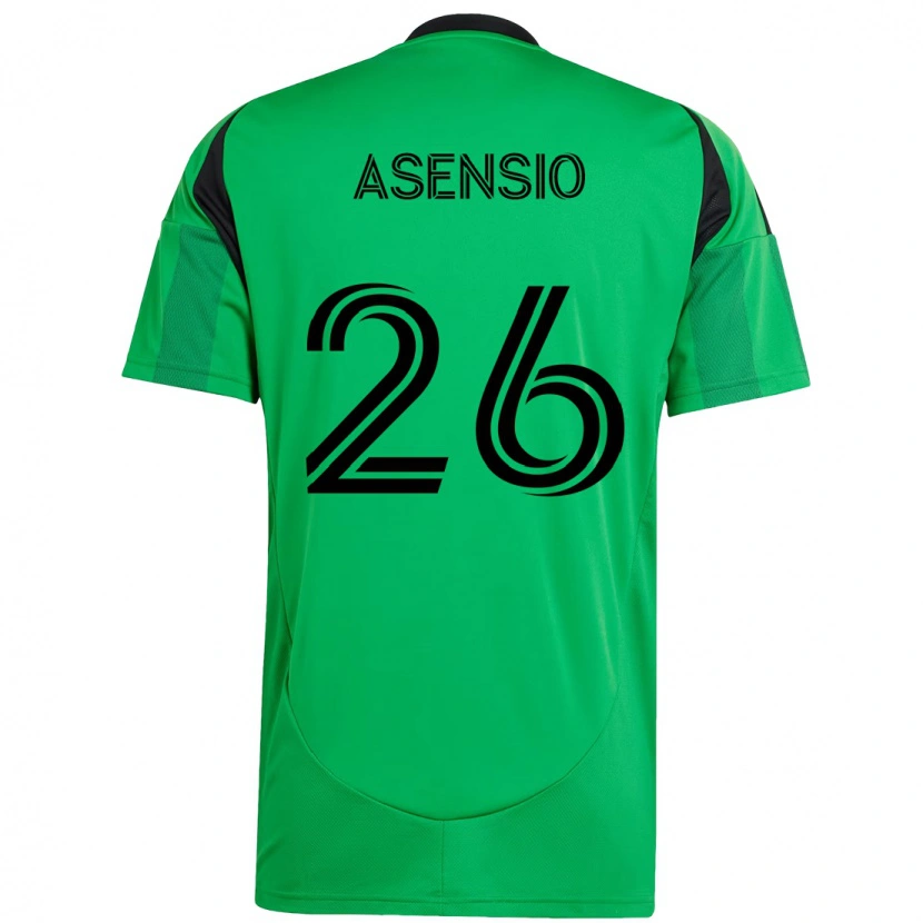 Danxen Pánské Charlie Asensio #26 Bílá Zelená Domů Hráčské Dresy 2025/26 Dres