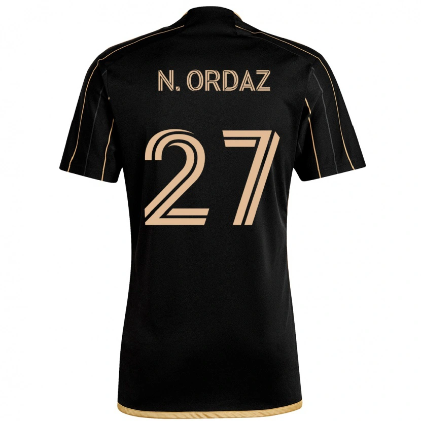 Danxen Pánské Nathan Ordaz #27 Černá Hnědá Domů Hráčské Dresy 2025/26 Dres
