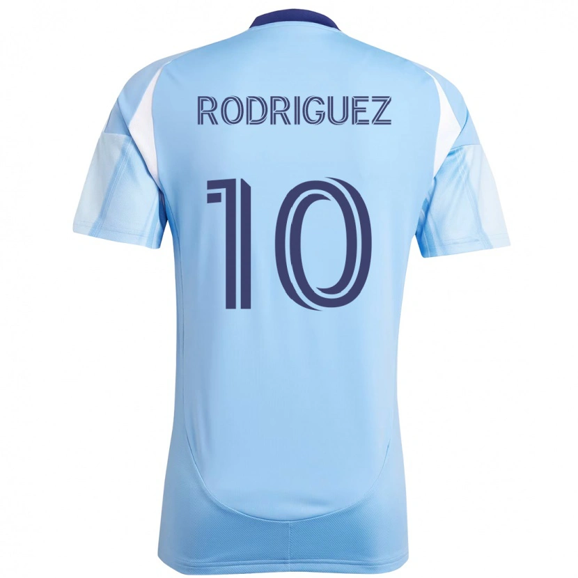 Danxen Pánské Santiago Rodríguez #10 Černá Modrá Oranžová Domů Hráčské Dresy 2025/26 Dres