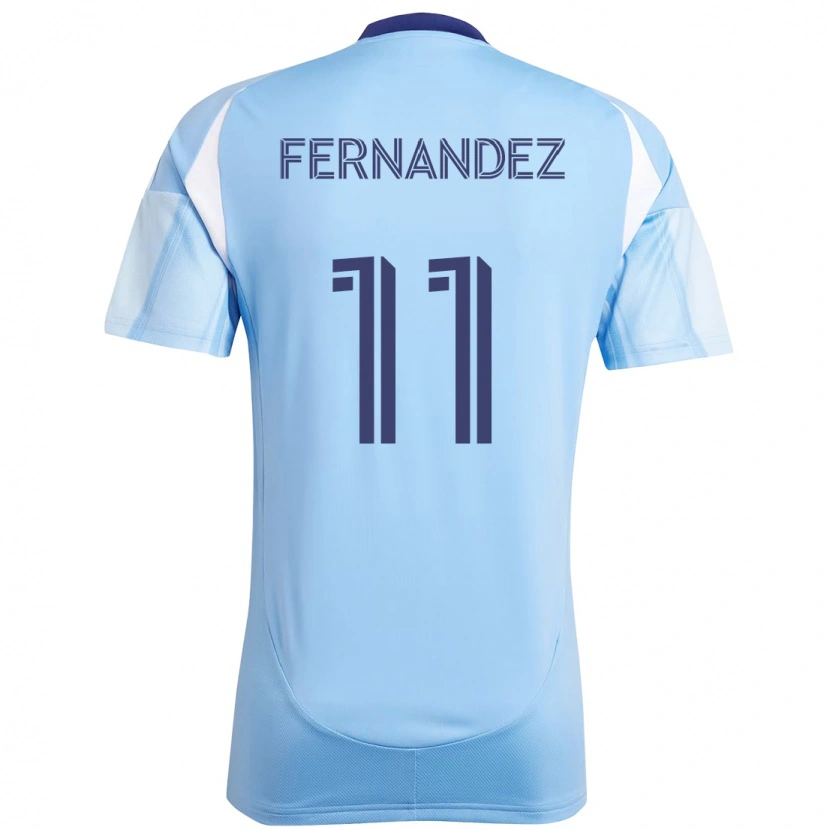 Danxen Pánské Julián Fernández #11 Černá Modrá Oranžová Domů Hráčské Dresy 2025/26 Dres