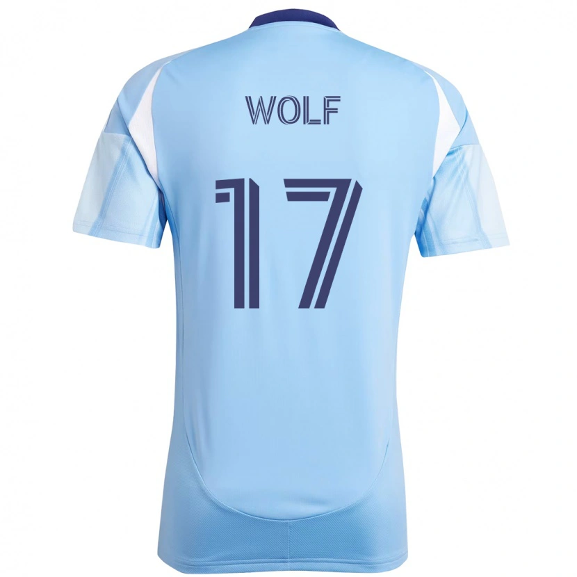 Danxen Pánské Hannes Wolf #17 Černá Modrá Oranžová Domů Hráčské Dresy 2025/26 Dres