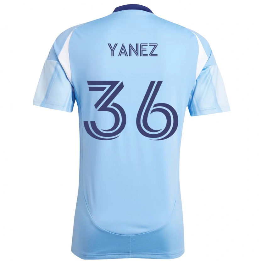 Danxen Pánské Zidane Yañez #36 Černá Modrá Oranžová Domů Hráčské Dresy 2025/26 Dres