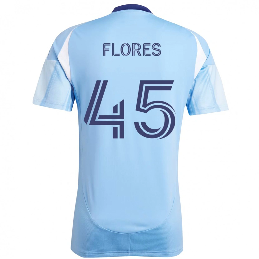 Danxen Pánské Brian Flores #45 Černá Modrá Oranžová Domů Hráčské Dresy 2025/26 Dres