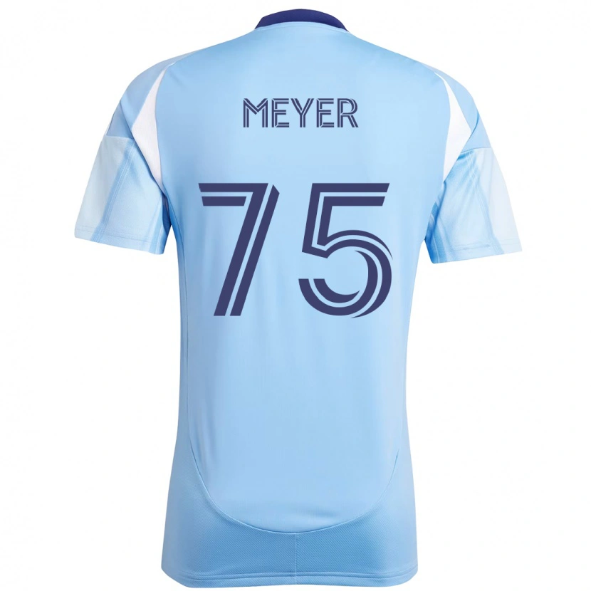 Danxen Pánské Will Meyer #75 Černá Modrá Oranžová Domů Hráčské Dresy 2025/26 Dres