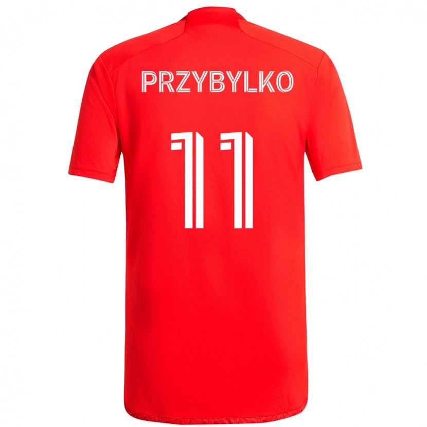 Danxen Pánské Kacper Przybylko #11 Světle Nebesky Modrá Modrá Domů Hráčské Dresy 2025/26 Dres