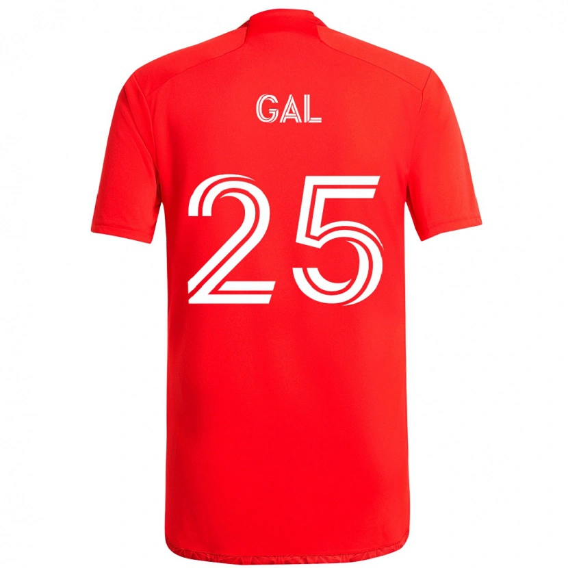 Danxen Pánské Jeff Gal #25 Červená Bílá Domů Hráčské Dresy 2025/26 Dres