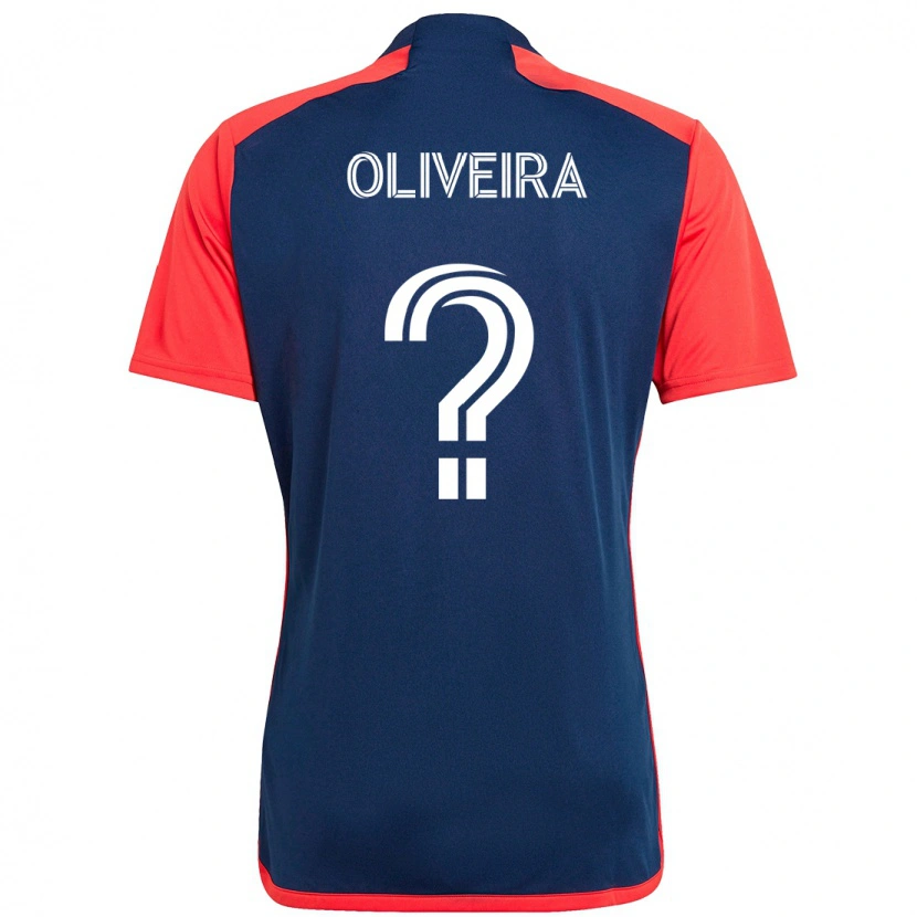 Danxen Pánské Cristiano Oliveira #0 Bílá Modrá Domů Hráčské Dresy 2025/26 Dres