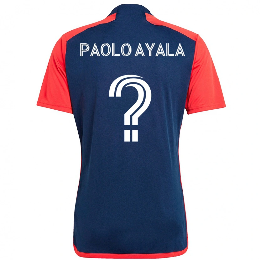 Danxen Pánské Paolo Ayala #0 Modrá Červená Domů Hráčské Dresy 2025/26 Dres