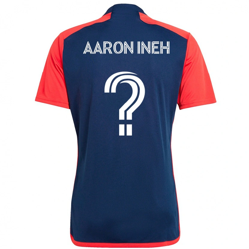 Danxen Pánské Aaron Ineh #0 Modrá Červená Domů Hráčské Dresy 2025/26 Dres