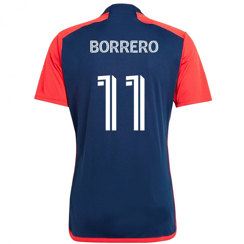 Danxen Pánské Dylan Borrero #11 Bílá Modrá Domů Hráčské Dresy 2025/26 Dres