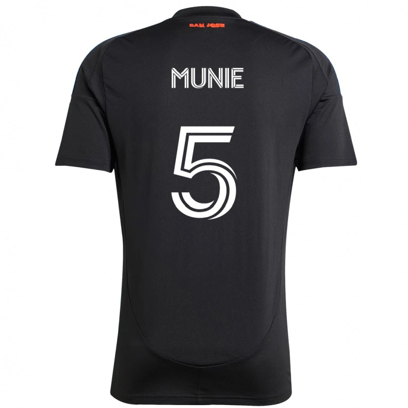 Danxen Pánské Daniel Munie #5 Bílá Červená Domů Hráčské Dresy 2025/26 Dres