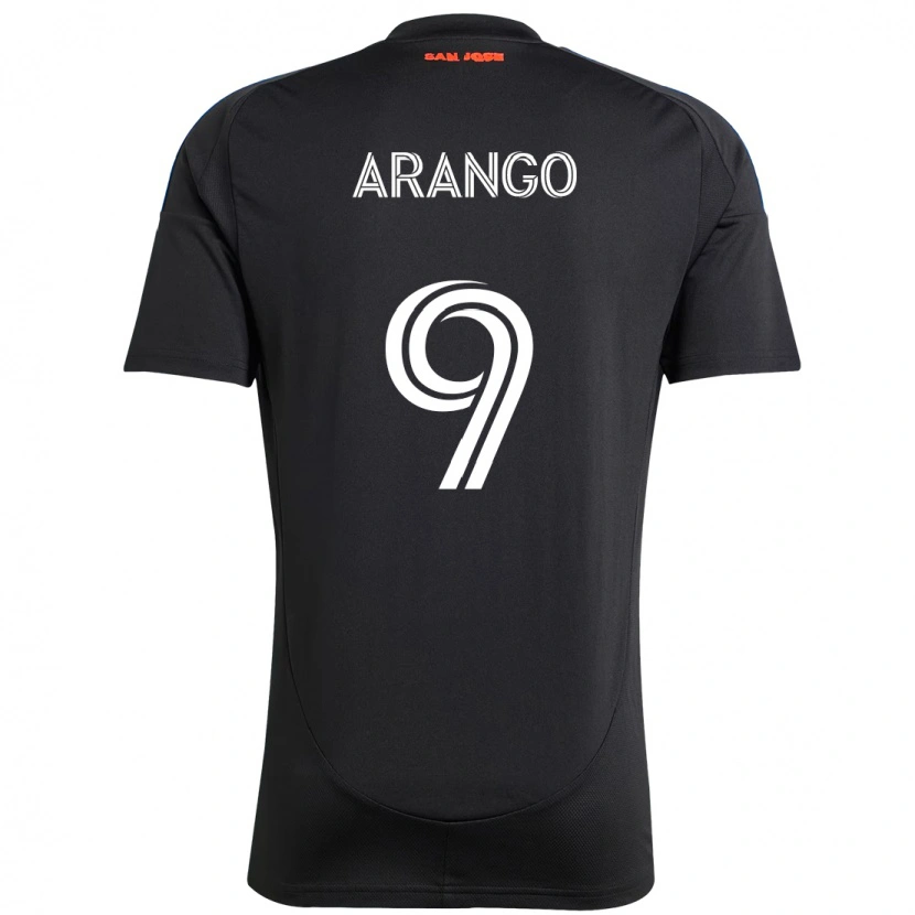 Danxen Pánské Cristian Arango #9 Bílá Červená Domů Hráčské Dresy 2025/26 Dres