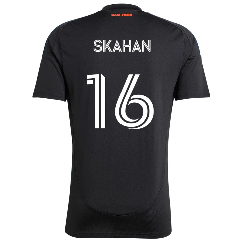 Danxen Pánské Jack Skahan #16 Černá Tmavě Modrá Domů Hráčské Dresy 2025/26 Dres