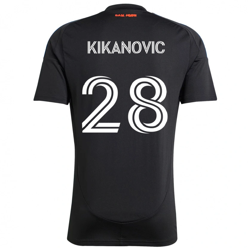 Danxen Pánské Benjamin Kikanović #28 Bílá Červená Domů Hráčské Dresy 2025/26 Dres