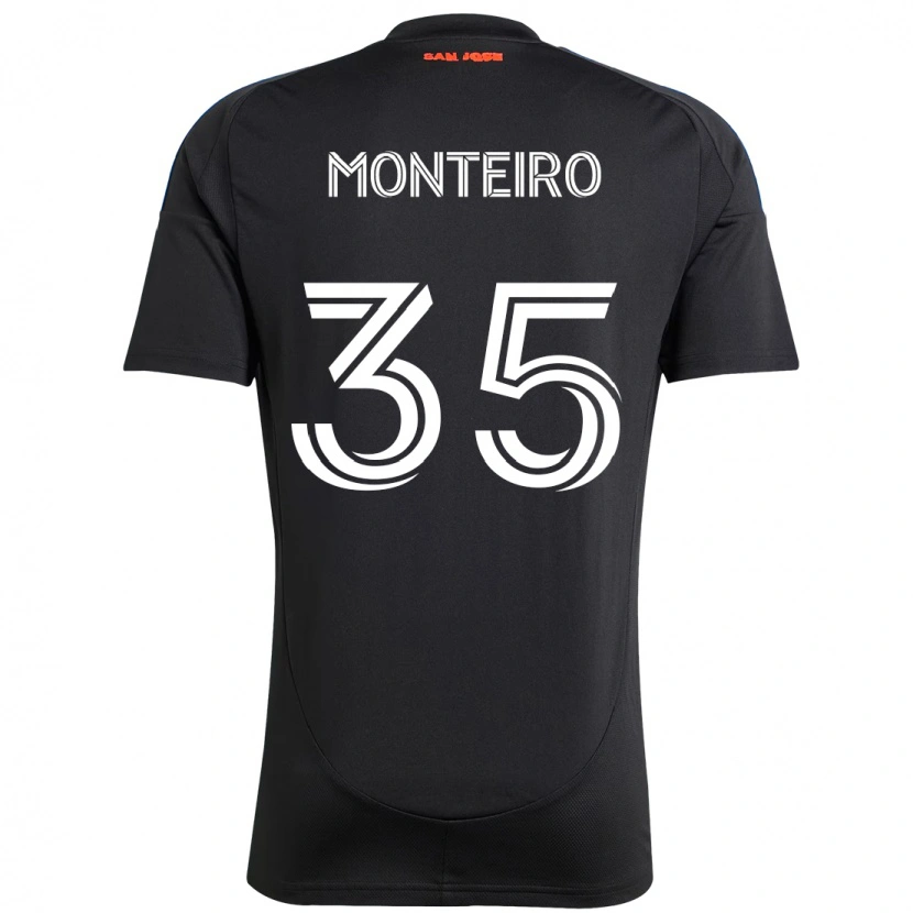 Danxen Pánské Jamiro Monteiro #35 Bílá Červená Domů Hráčské Dresy 2025/26 Dres