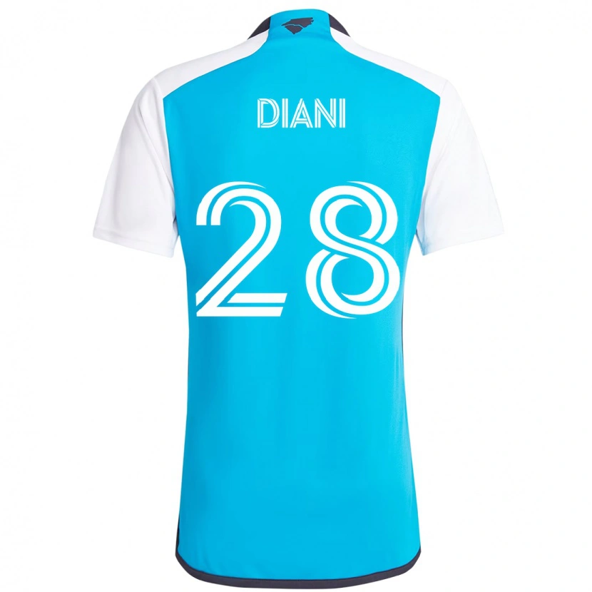 Danxen Pánské Djibril Diani #28 Černá Bílá Domů Hráčské Dresy 2025/26 Dres