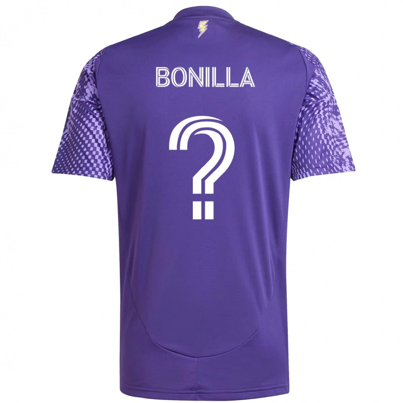 Danxen Pánské Jarell Bonilla #0 Bílá Fialová Domů Hráčské Dresy 2025/26 Dres