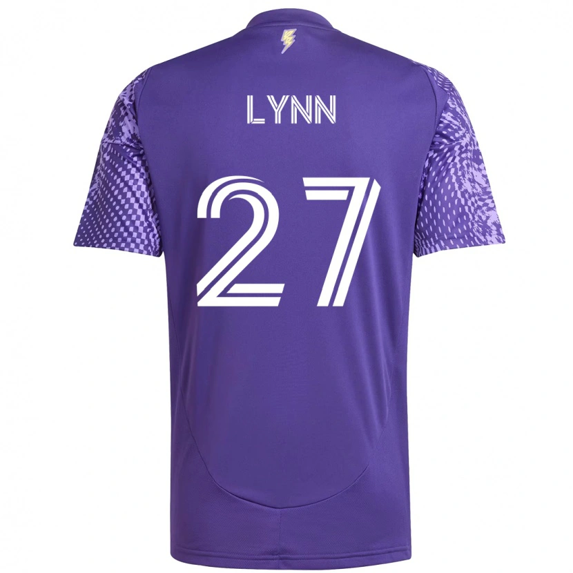 Danxen Pánské Jack Lynn #27 Bílá Fialová Domů Hráčské Dresy 2025/26 Dres