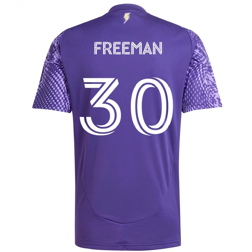 Danxen Pánské Alex Freeman #30 Bílá Fialová Domů Hráčské Dresy 2025/26 Dres