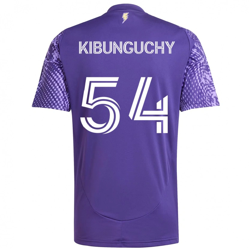 Danxen Pánské Nabi Kibunguchy #54 Bílá Fialová Domů Hráčské Dresy 2025/26 Dres